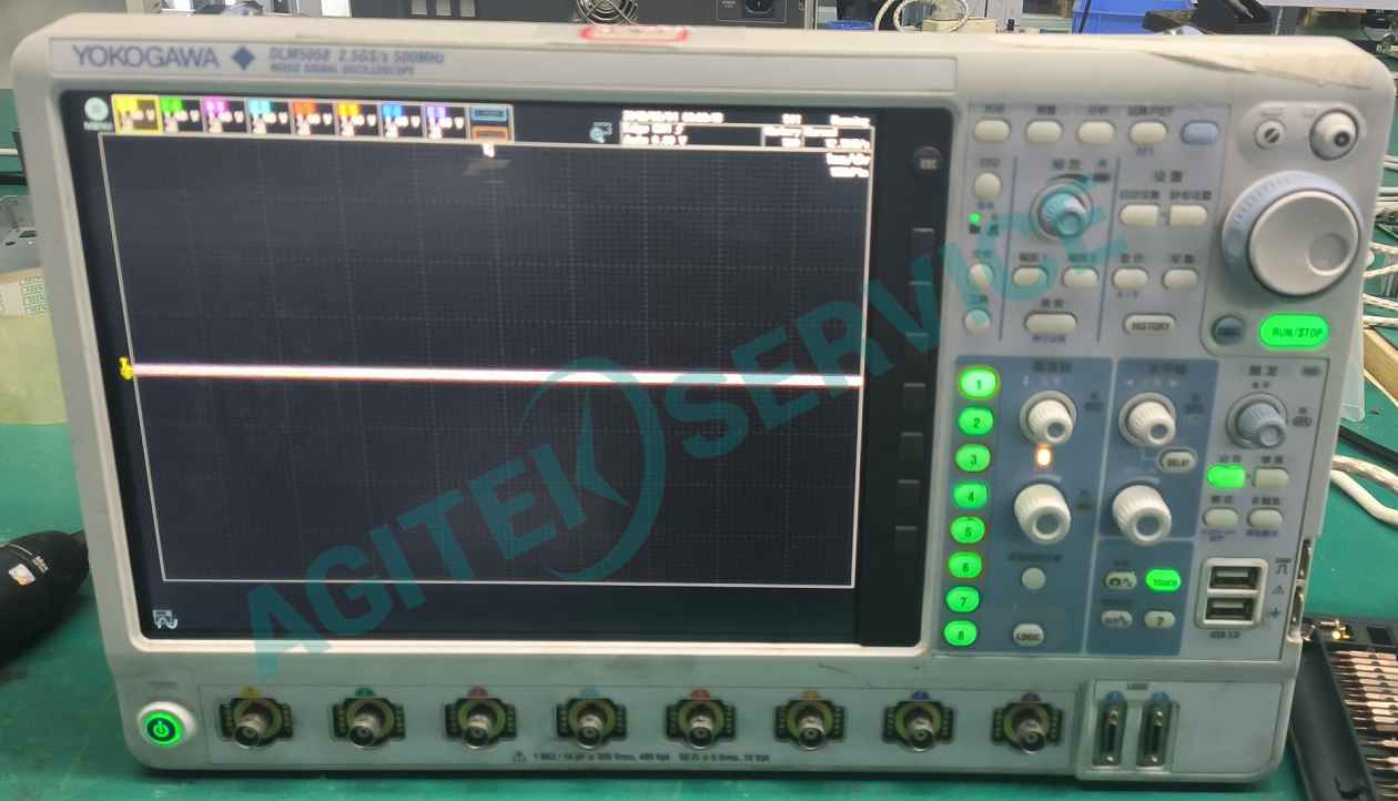 YOKOGAWA橫河示波器DLM5000開機白屏維修
