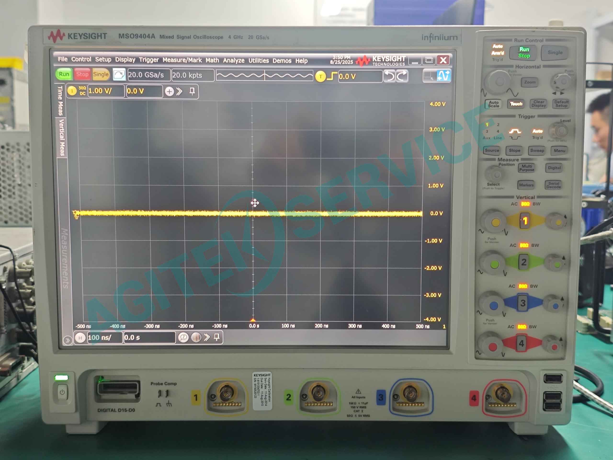 Keysight是德科技MSO9254A示波器開機異常維修