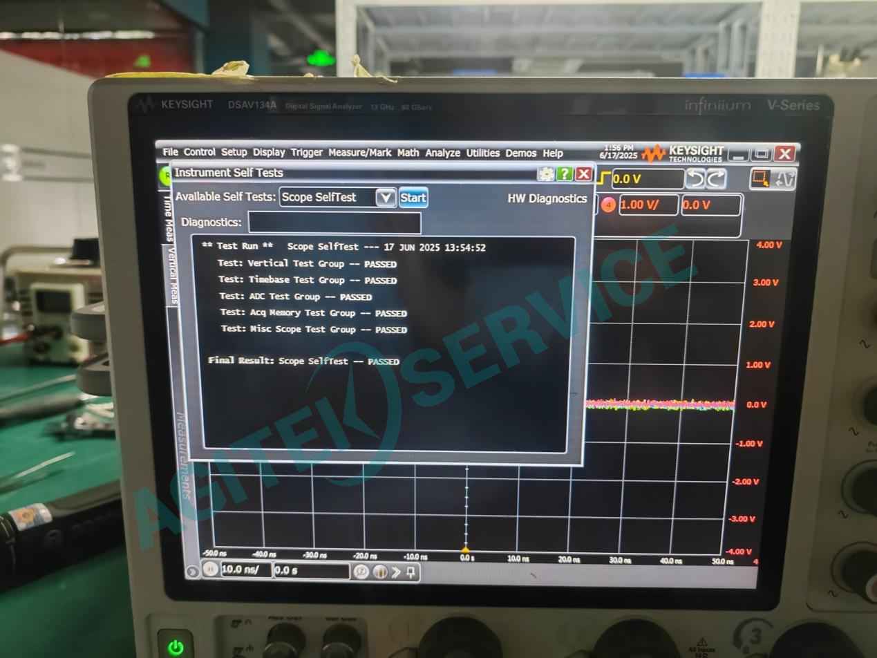 Keysight是德科技DSAV134A示波器不開機維修案例 Keysight是德科技DSAV134A示波器不開機維修案例