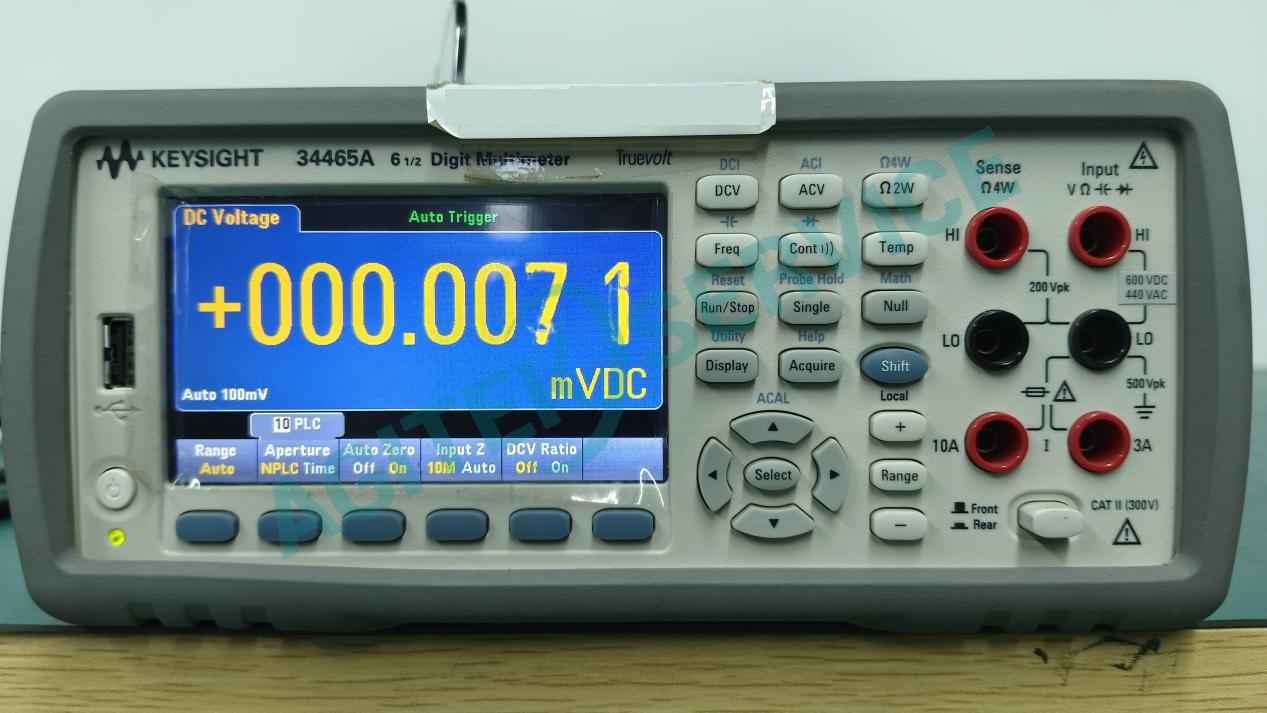 Keysight是德科技34465A萬用表開機白屏維修