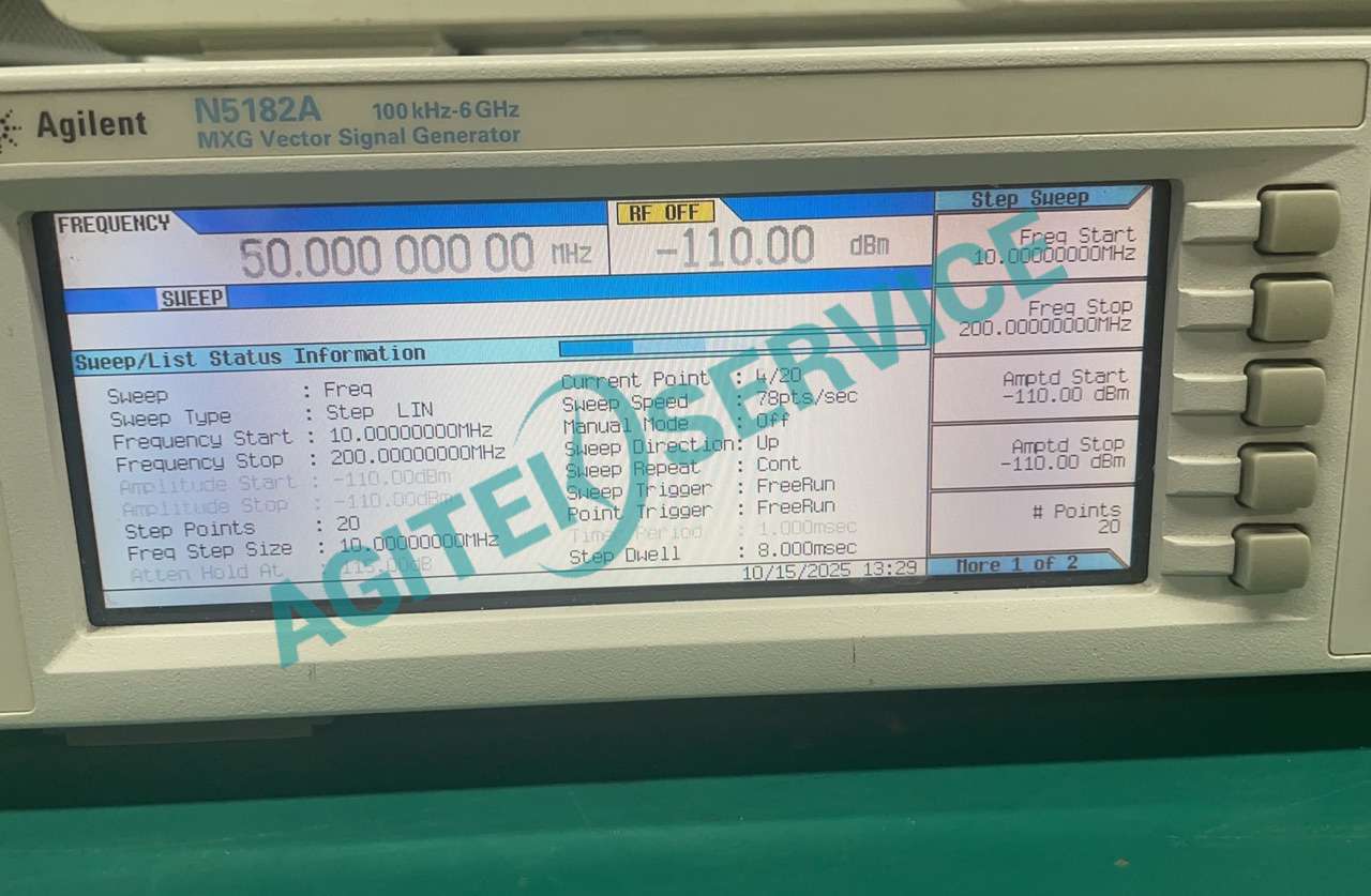 是德N5182A矢量信號發生器如何實現掃描與觸發外部儀器 是德N5182A矢量信號發生器如何實現掃描與觸發外部儀器
