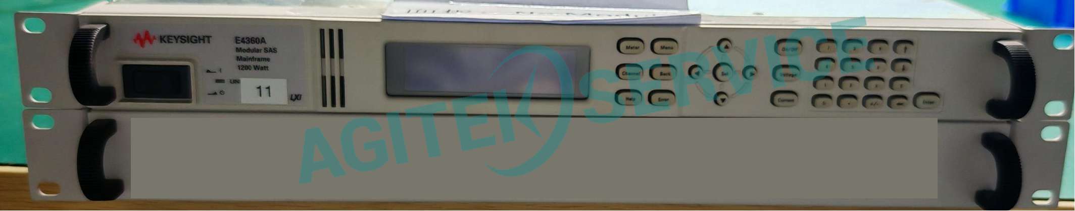 Keysight 是德E4360A 電源開機顯示Invalid Config維修案例