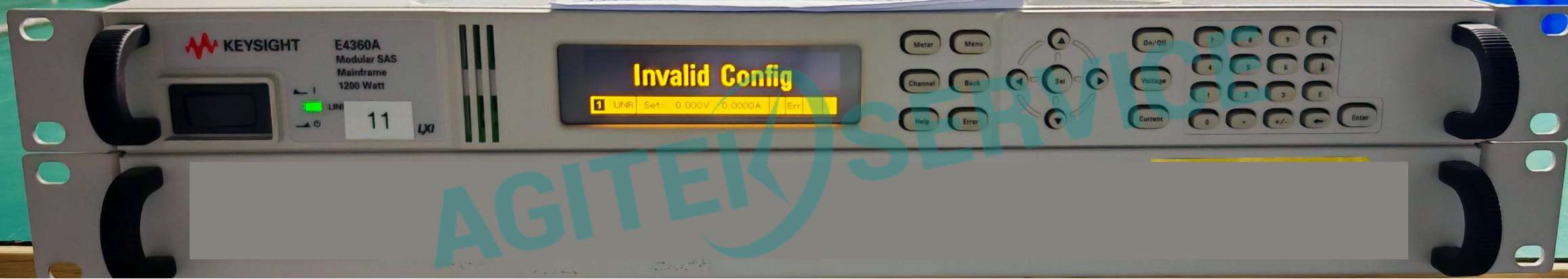 是德E4360A 電源開機顯示Invalid Config