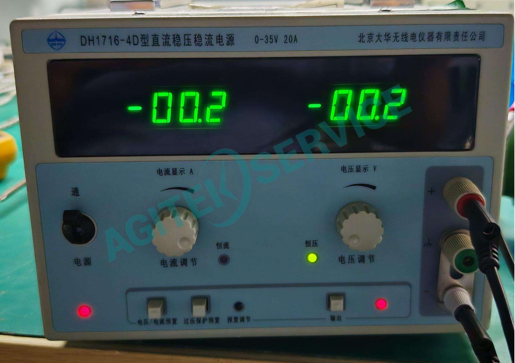 大華DH1716-4D 電源電流顯示為負值維修