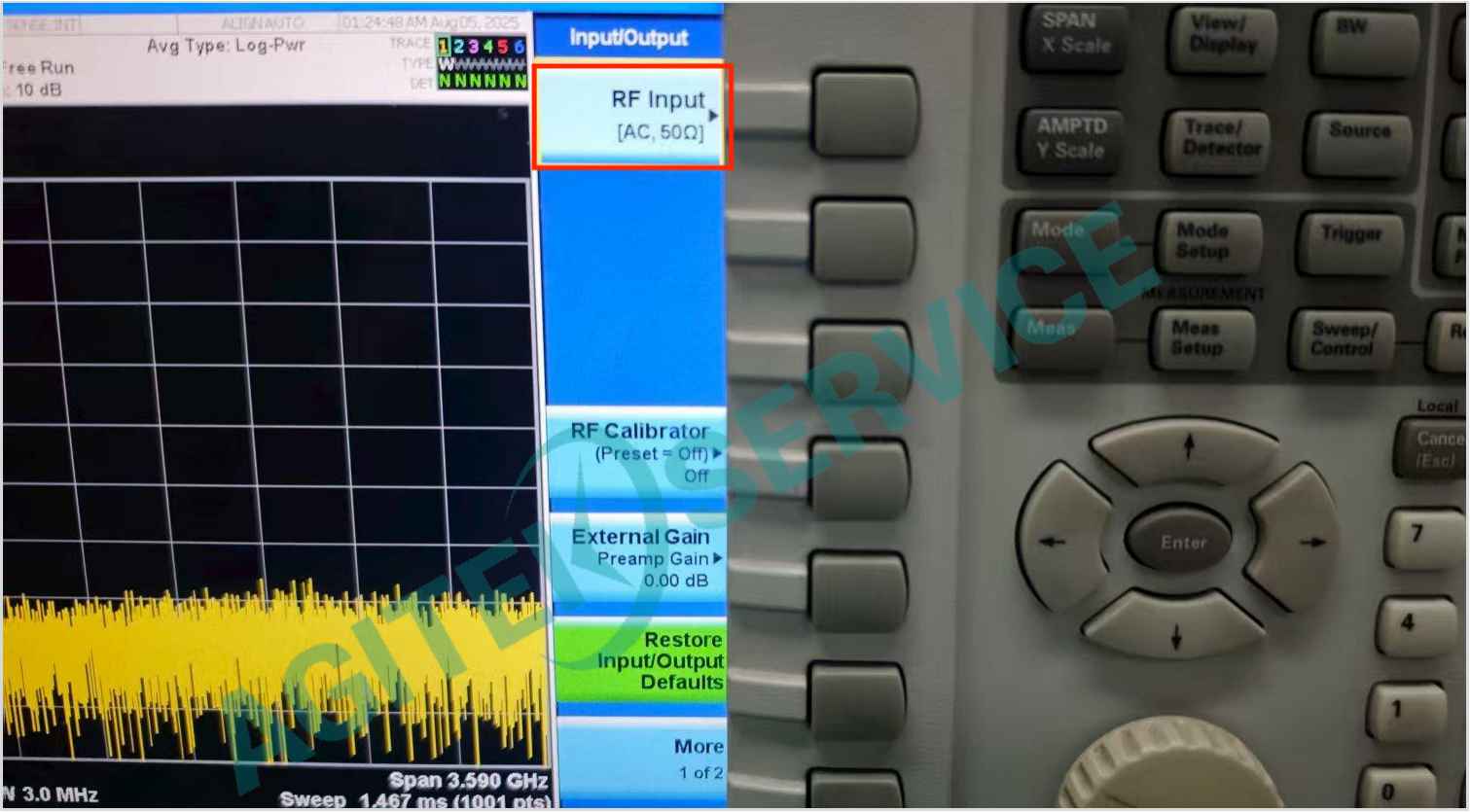 是德科技N9020A頻譜儀設備耦合方式設置步驟圖解 是德科技N9020A頻譜儀設備耦合方式設置步驟圖解