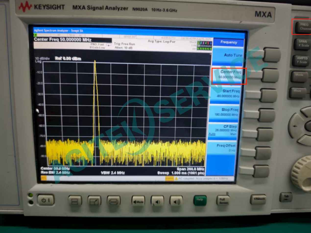 是德科技N9020A頻譜儀查看設備內部校準信號 是德科技N9020A頻譜儀查看設備內部校準信號