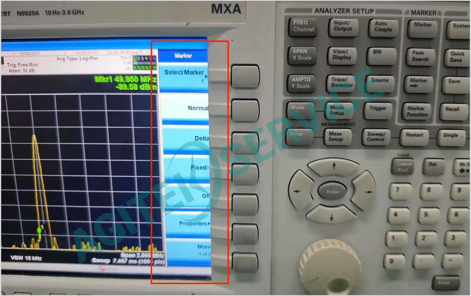 是德科技N9020A頻譜儀標記功能 是德科技N9020A頻譜儀標記功能