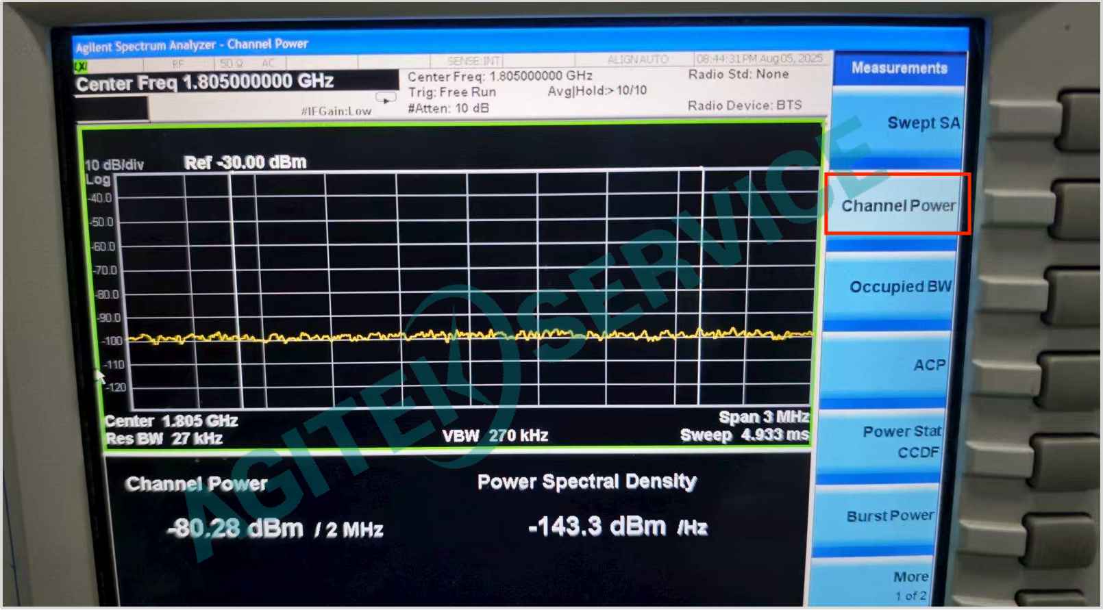 信道功率(Channel Power)是通信係統中用於描述特定信道或頻段內信號總功率的指標,通常用於衡量信號在指定頻率範圍內的能量分布。今天深夜福利AV測科科技給大家講講Keysight是德科技N9020A頻譜儀信道功率測試步驟圖解 信道功率(Channel Power)是通信係統中用於描述特定信道或頻段內信號總功率的指標,通常用於衡量信號在指定頻率範圍內的能量分布。今天深夜福利AV測科科技給大家講講Keysight是德科技N9020A頻譜儀信道功率測試步驟圖解