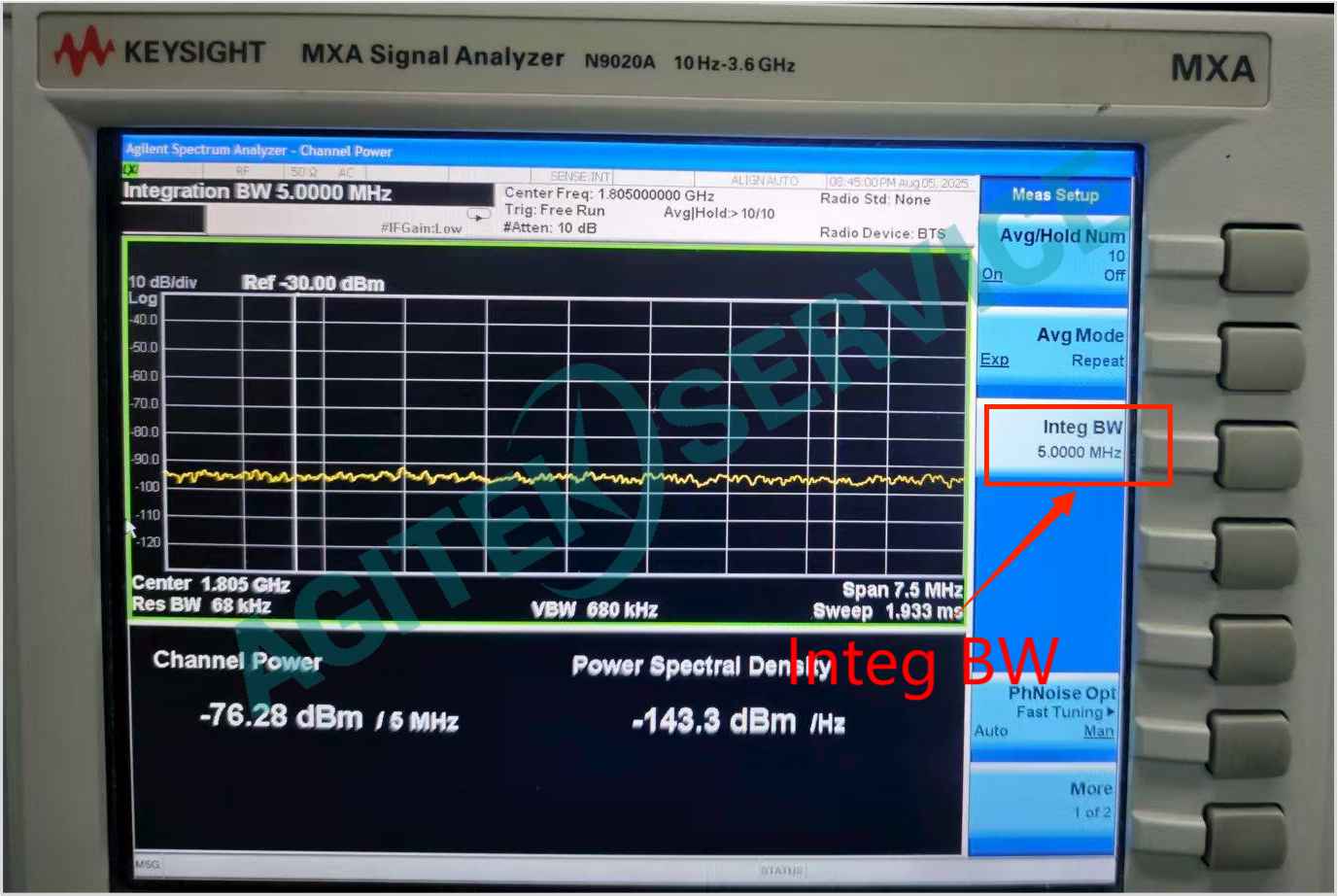 信道功率(Channel Power)是通信係統中用於描述特定信道或頻段內信號總功率的指標,通常用於衡量信號在指定頻率範圍內的能量分布。今天深夜福利AV測科科技給大家講講Keysight是德科技N9020A頻譜儀信道功率測試步驟圖解 信道功率(Channel Power)是通信係統中用於描述特定信道或頻段內信號總功率的指標,通常用於衡量信號在指定頻率範圍內的能量分布。今天深夜福利AV測科科技給大家講講Keysight是德科技N9020A頻譜儀信道功率測試步驟圖解