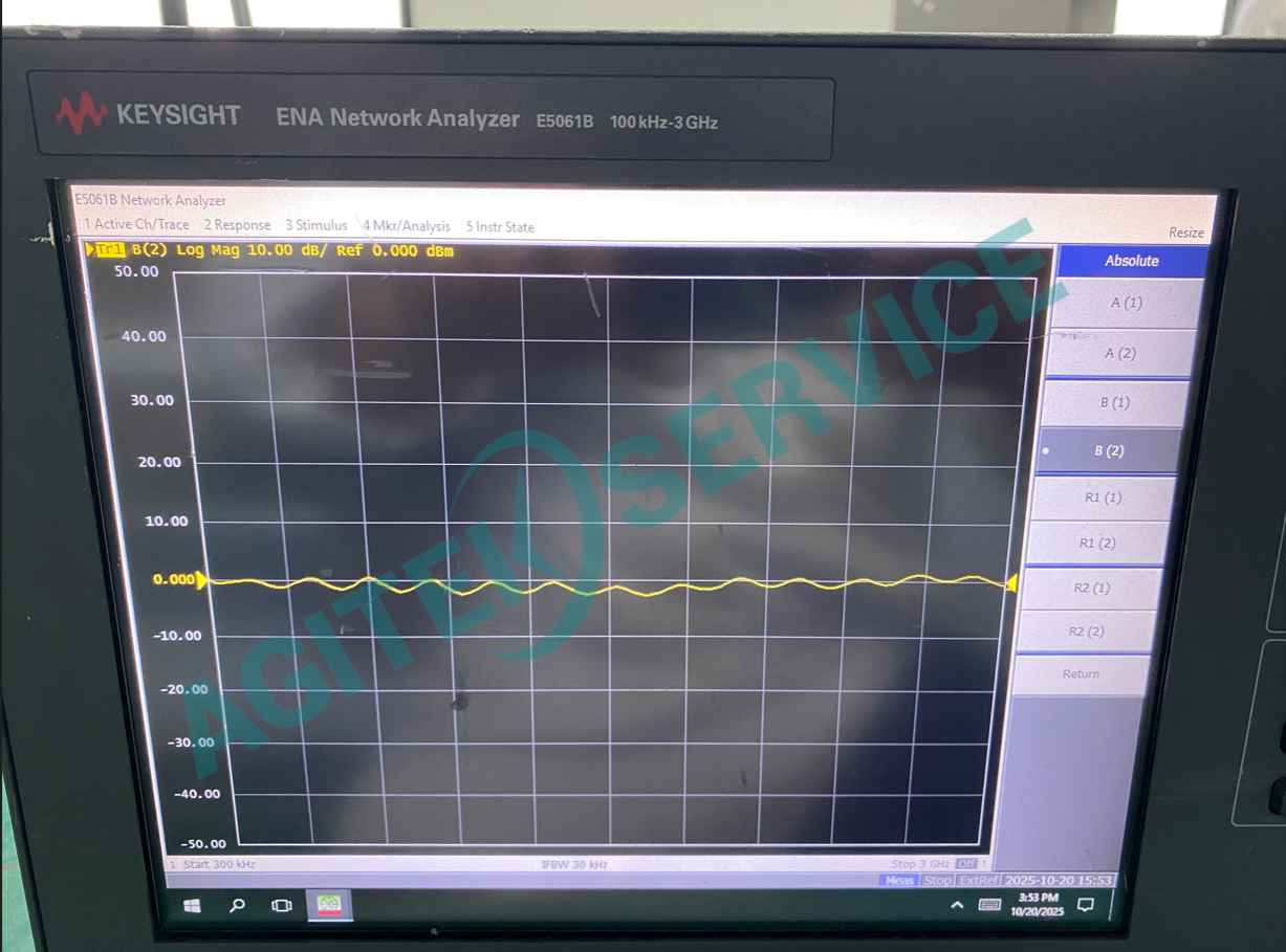 是德科技E5061B矢量網絡分析儀雙端口輸出功率異常維