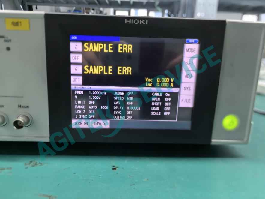 日置IM3536 LCR表開機報錯維修