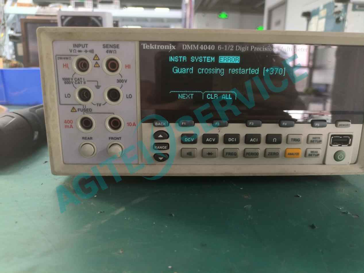 泰克DMM4040台式數字萬用表開機報錯370