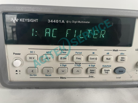 是德科技 34401A 萬用表測交直流電壓(DCV/ACV)教程 是德科技 34401A 萬用表測交直流電壓(DCV/ACV)教程