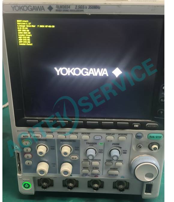 Yoyogawa橫河DLM3034示波器開機異常維修案例