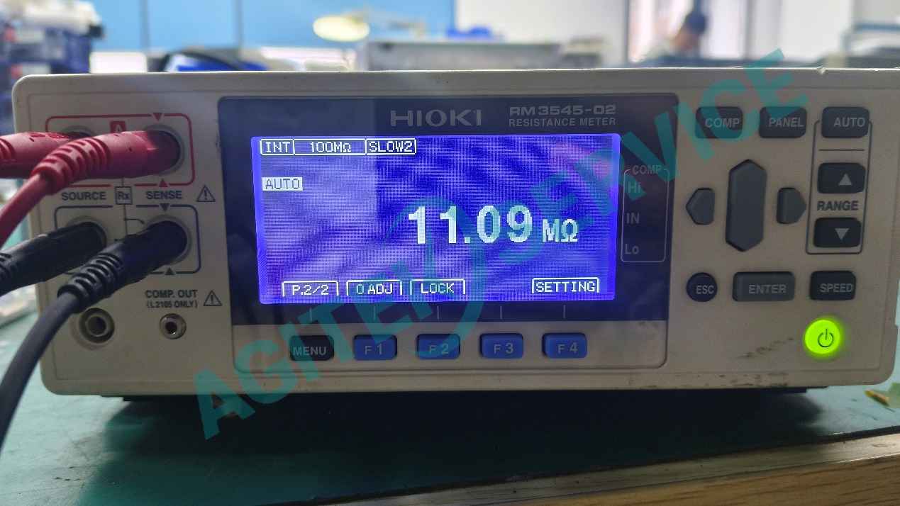 日置RM3545-02微歐計不能正常測量維修