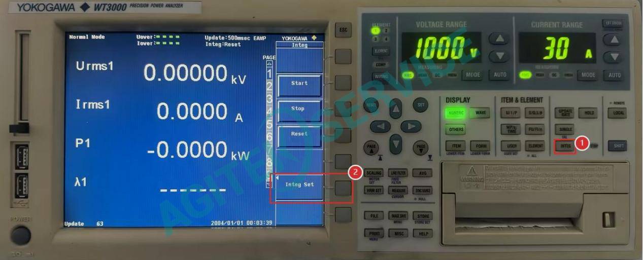 Yokogawa橫河WT3000 功率分析儀的積分功能介紹