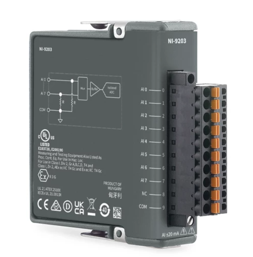 NI 9203 C係列模擬輸入模塊產品說明書
