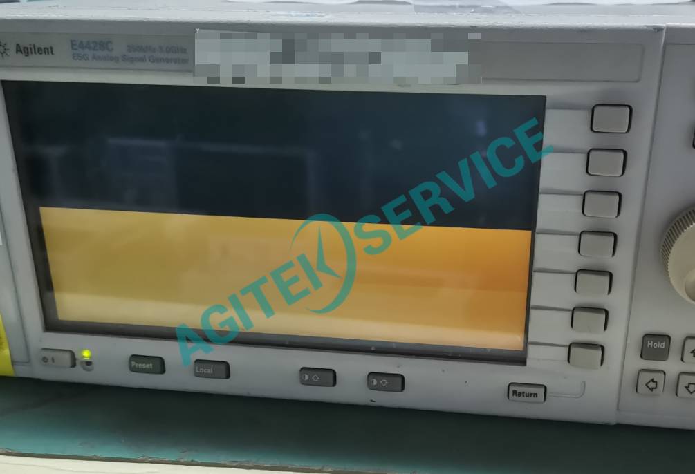 Agilent安捷倫E4428C ESG係列矢量信號發生器顯示花屏維修案例
