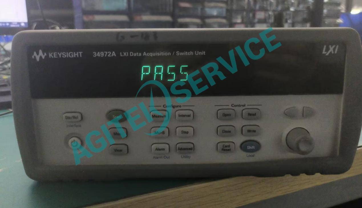 是德34972A數據采集器自檢報錯維修