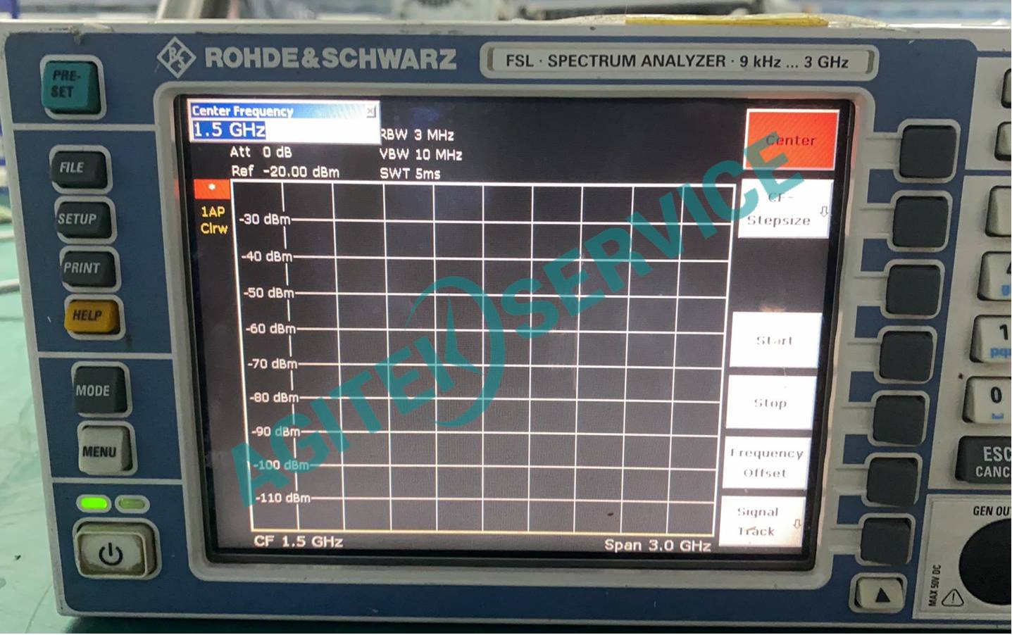 R&S羅德與施瓦茨FSL 3GHz頻譜分析儀無法測試維修案例