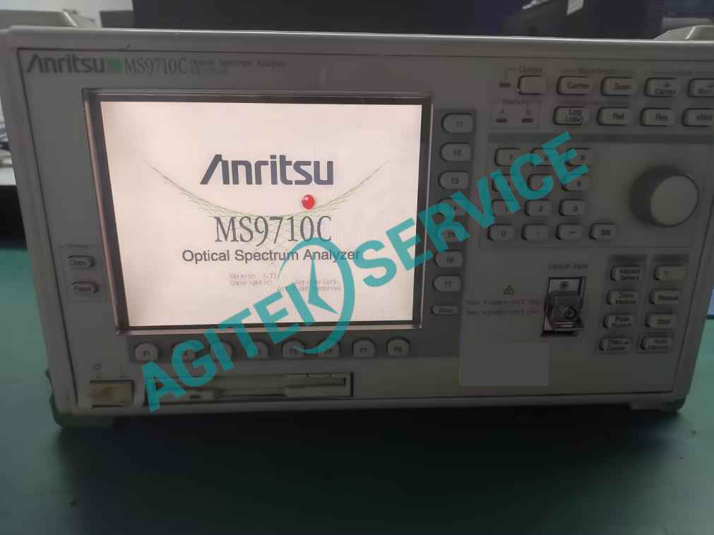 Anritsu安立MS9710C光譜儀開機花屏維修案例