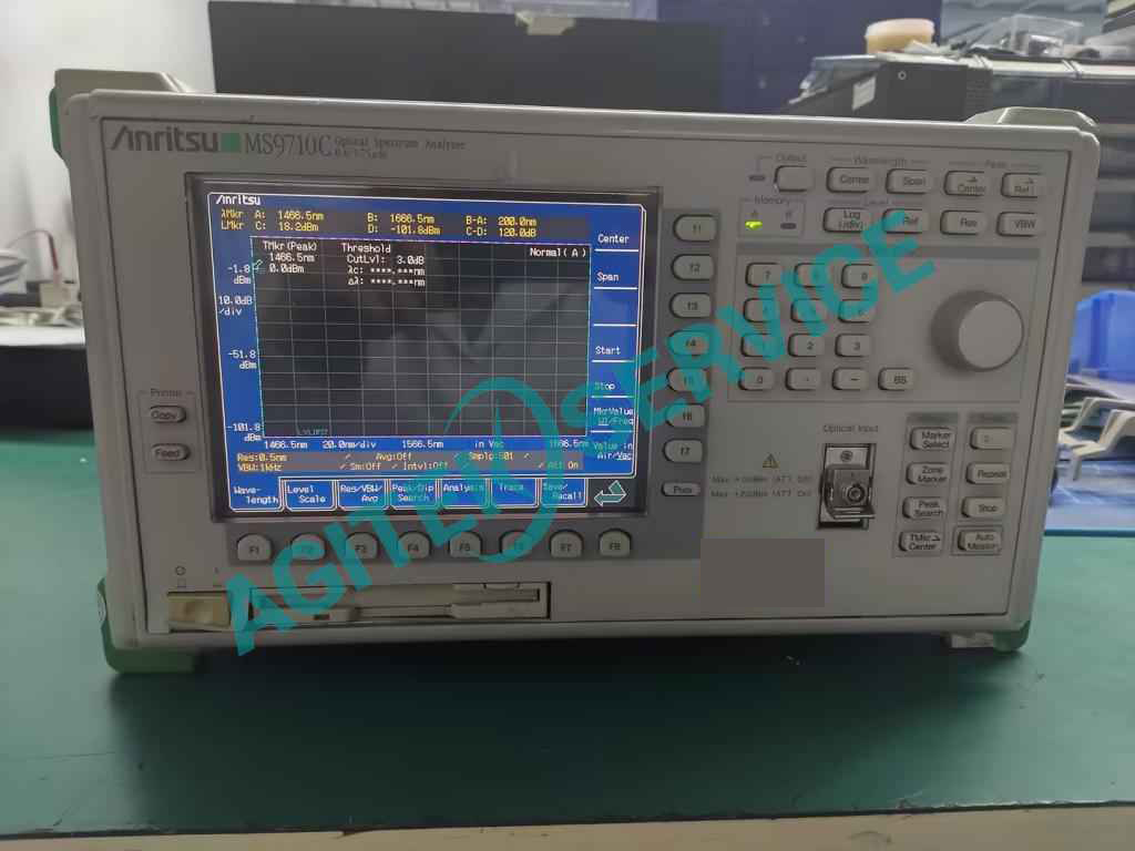 安立MS9710C光譜儀開機花屏維修 安立MS9710C光譜儀開機花屏維修