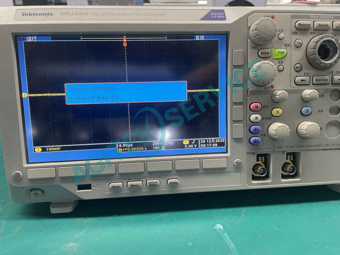 泰克DPO3052示波器無法開機維修 泰克DPO3052示波器無法開機維修