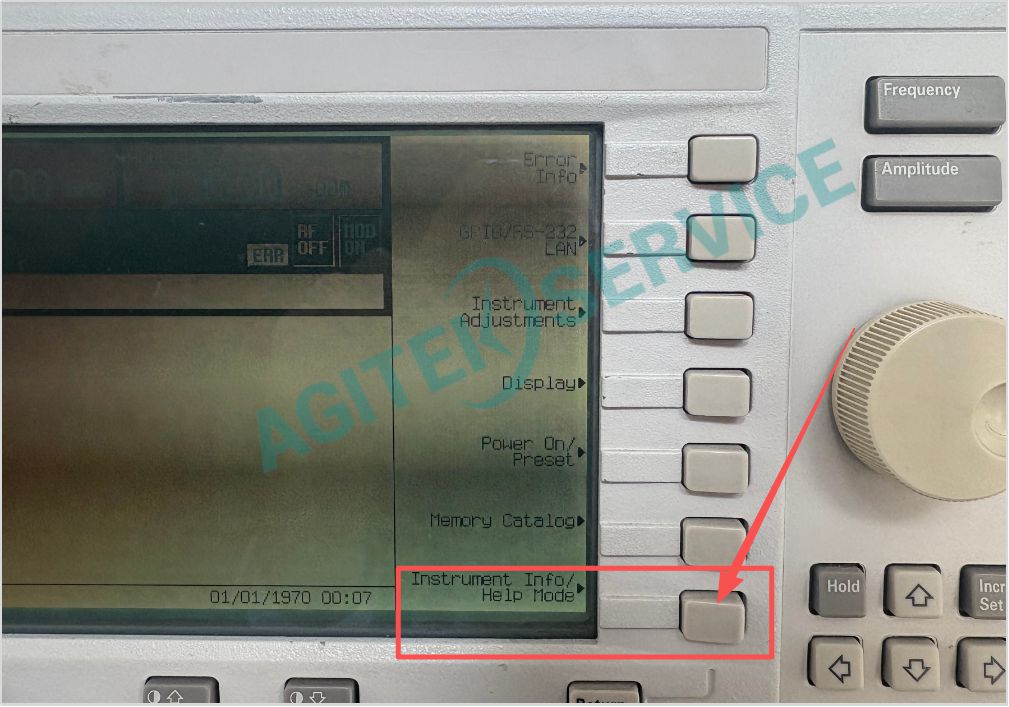 是德科技E4438C 矢量信號發生器設備自檢操作指南 是德科技E4438C 矢量信號發生器設備自檢操作指南