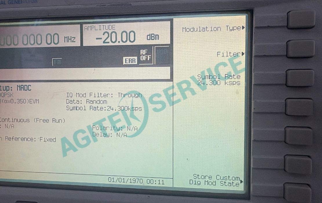 E4438C 矢量信號發生器自定義數字調製操作指南 E4438C 矢量信號發生器自定義數字調製操作指南