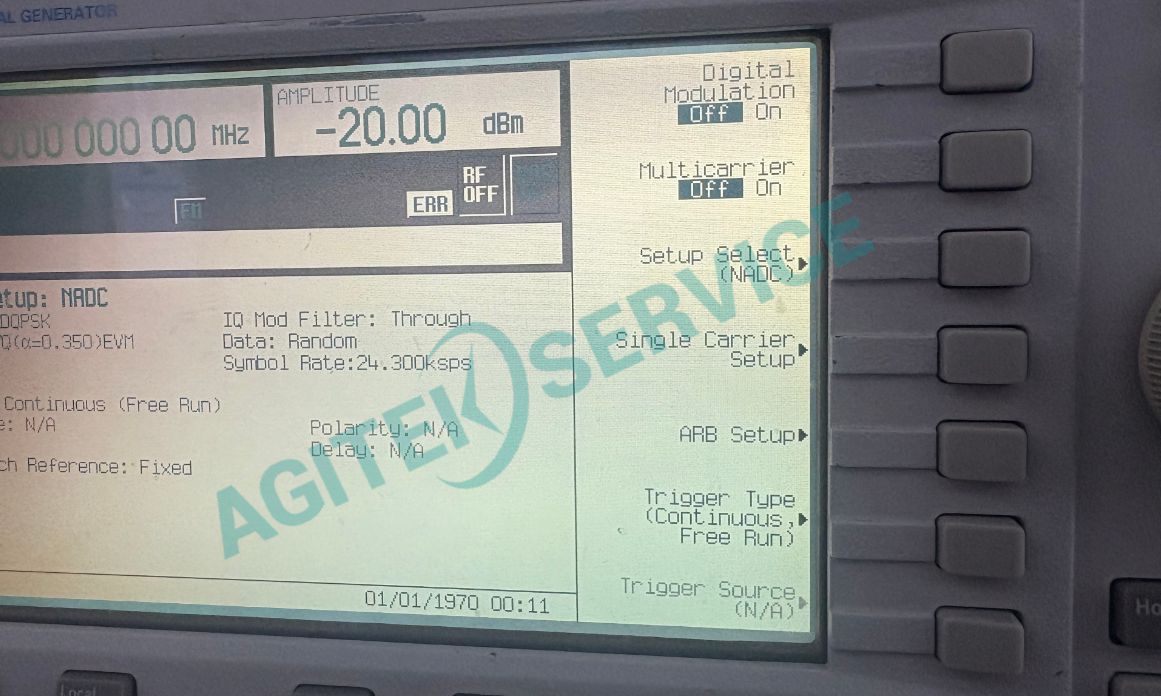 E4438C 矢量信號發生器自定義數字調製操作指南 E4438C 矢量信號發生器自定義數字調製操作指南