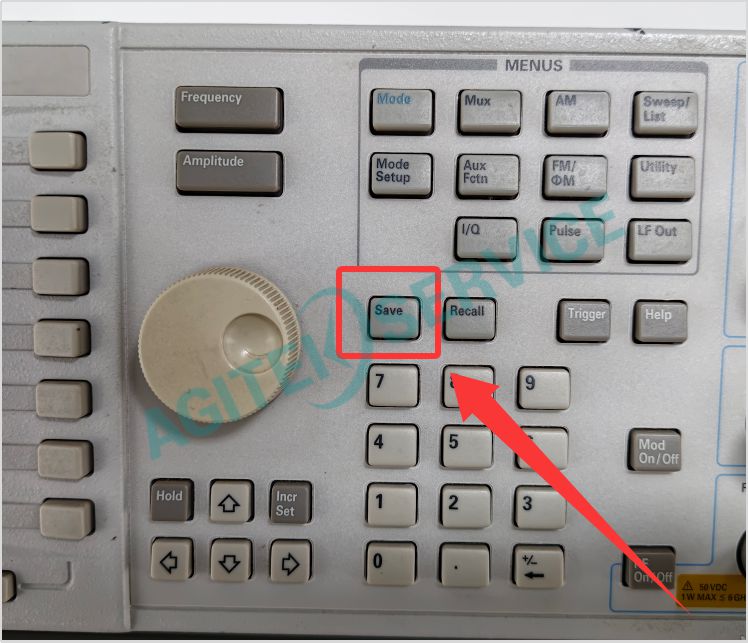 Keysight E4438C 矢量信號發生器參數保存與恢複操作指南-是德服務中心