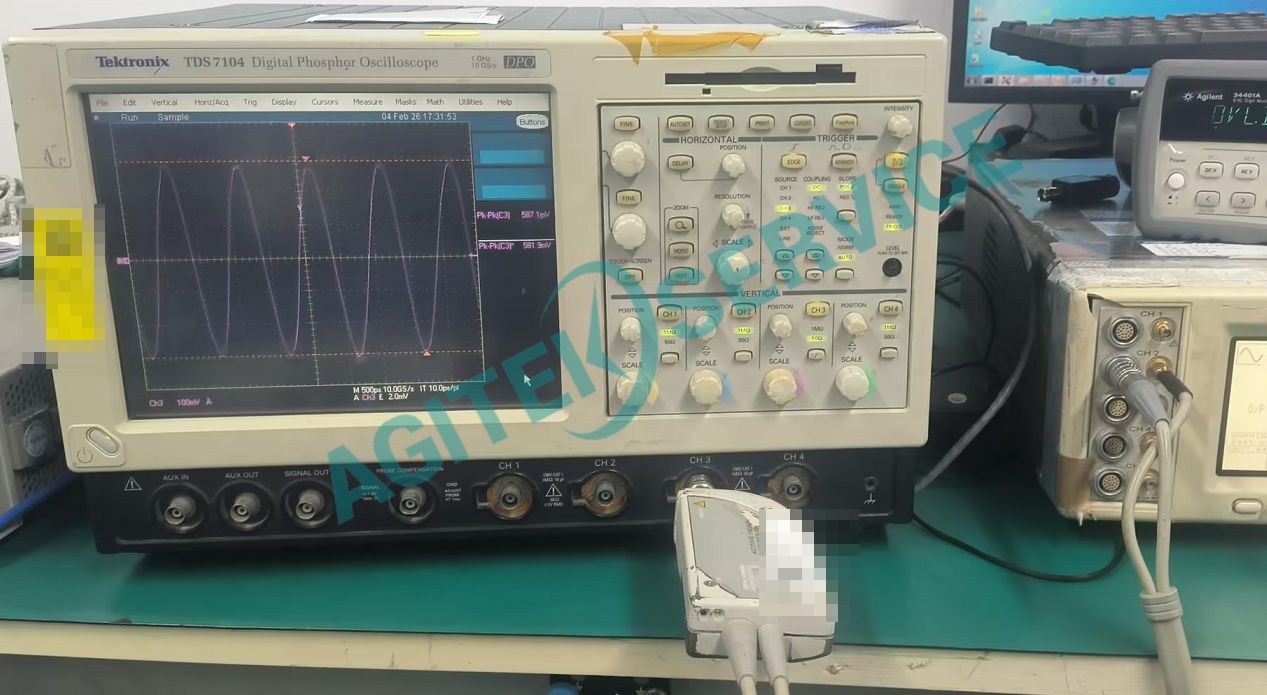 泰克TDS7104示波器開機異常維修