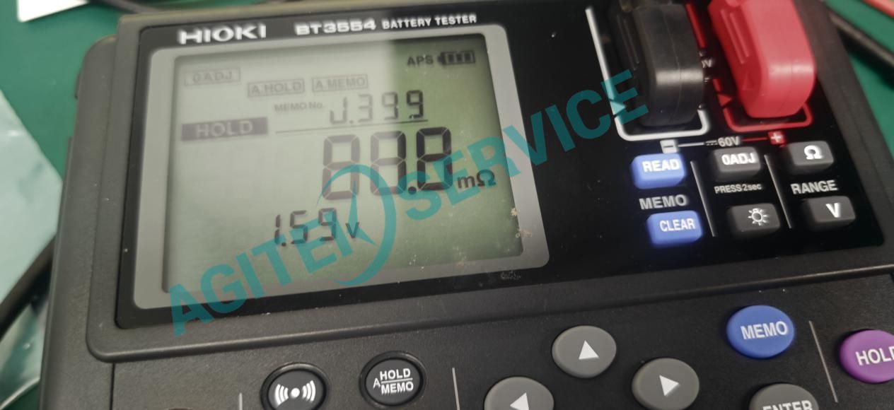 日置BT3554電池內阻測試儀電阻超量程顯示overload維修