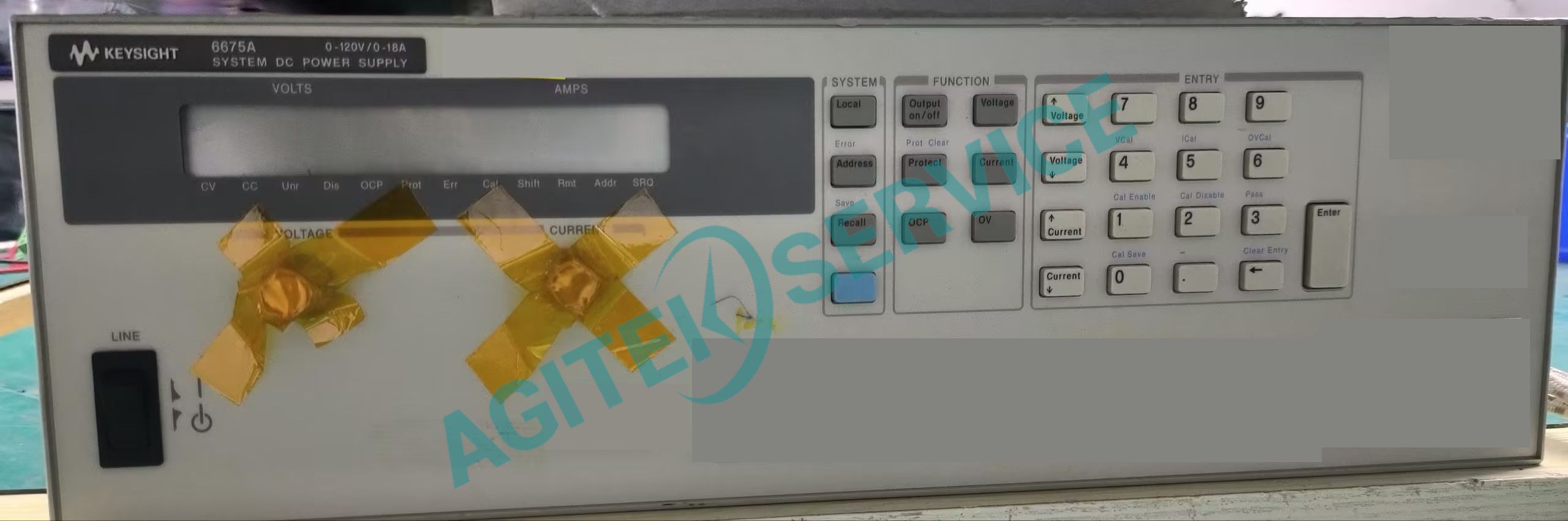 KEYSIGHT是德科技 6675A高精度程控電源無法正常輸出維修案例