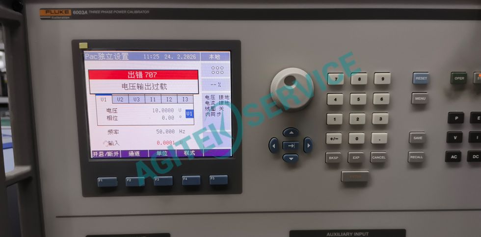 深夜网站在线播放6003A三相電能功率校準器報錯維修
