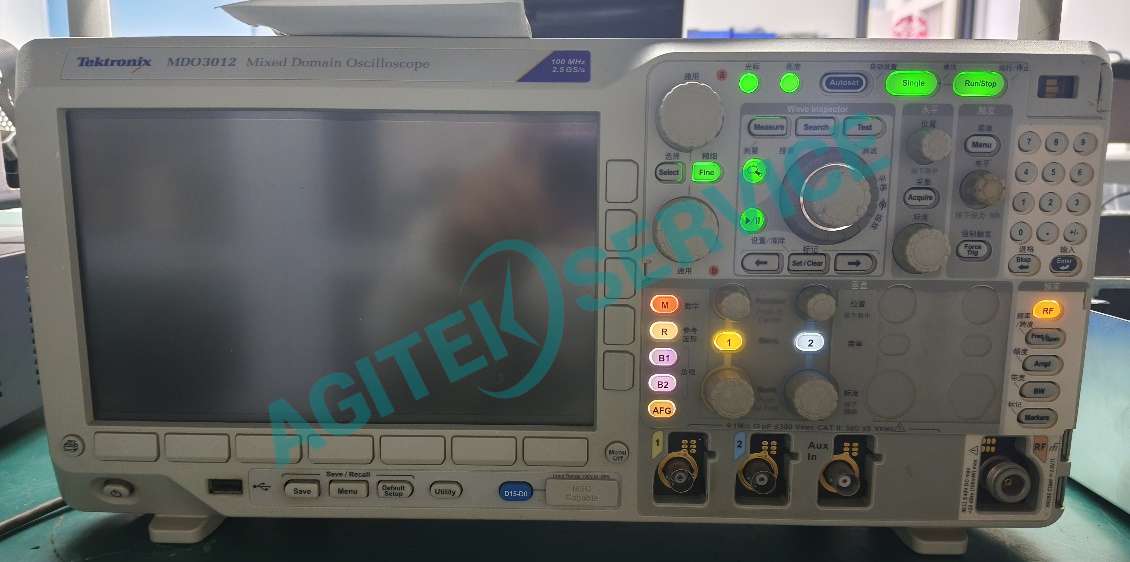 Tektronix泰克MDO3012示波器上電無法開機維修案例