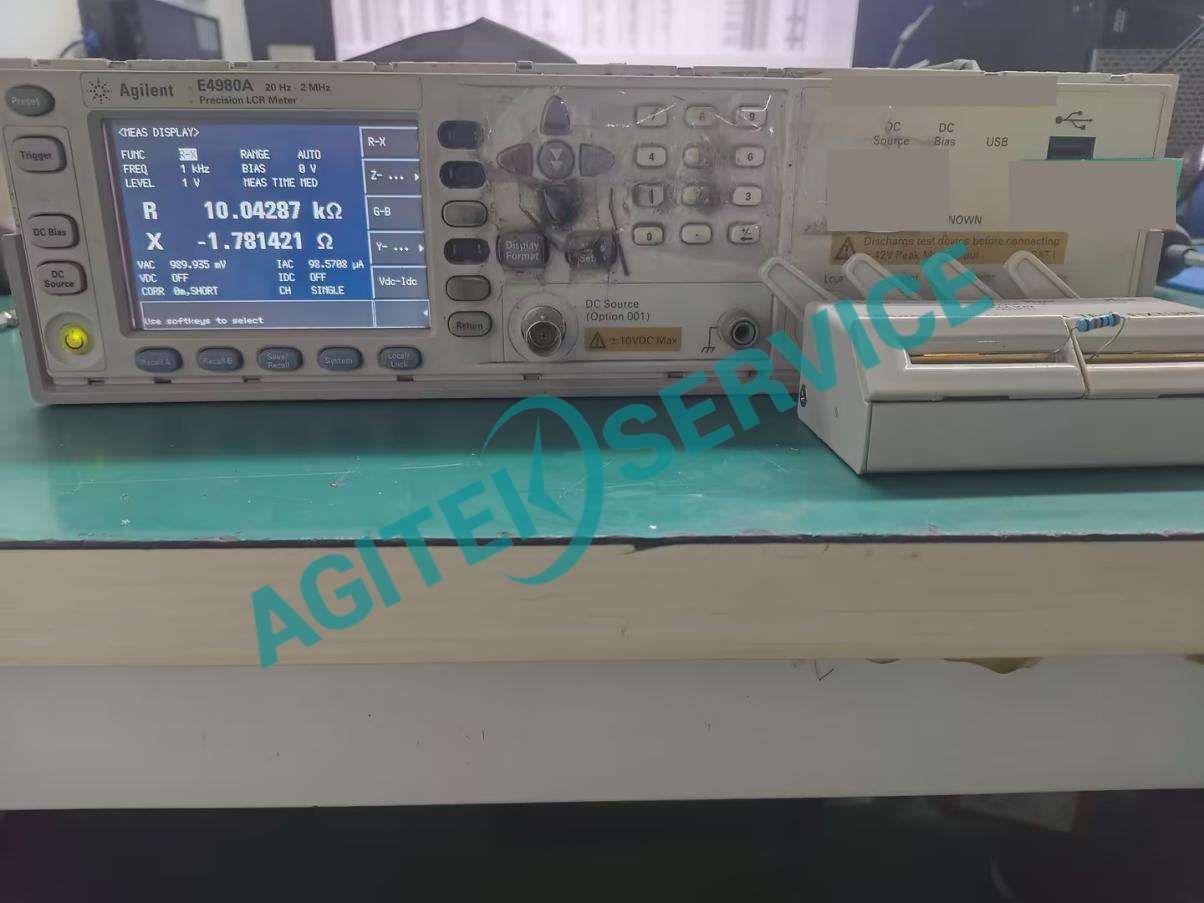 安捷倫E4980A組坑分析儀屏幕無法顯示維修