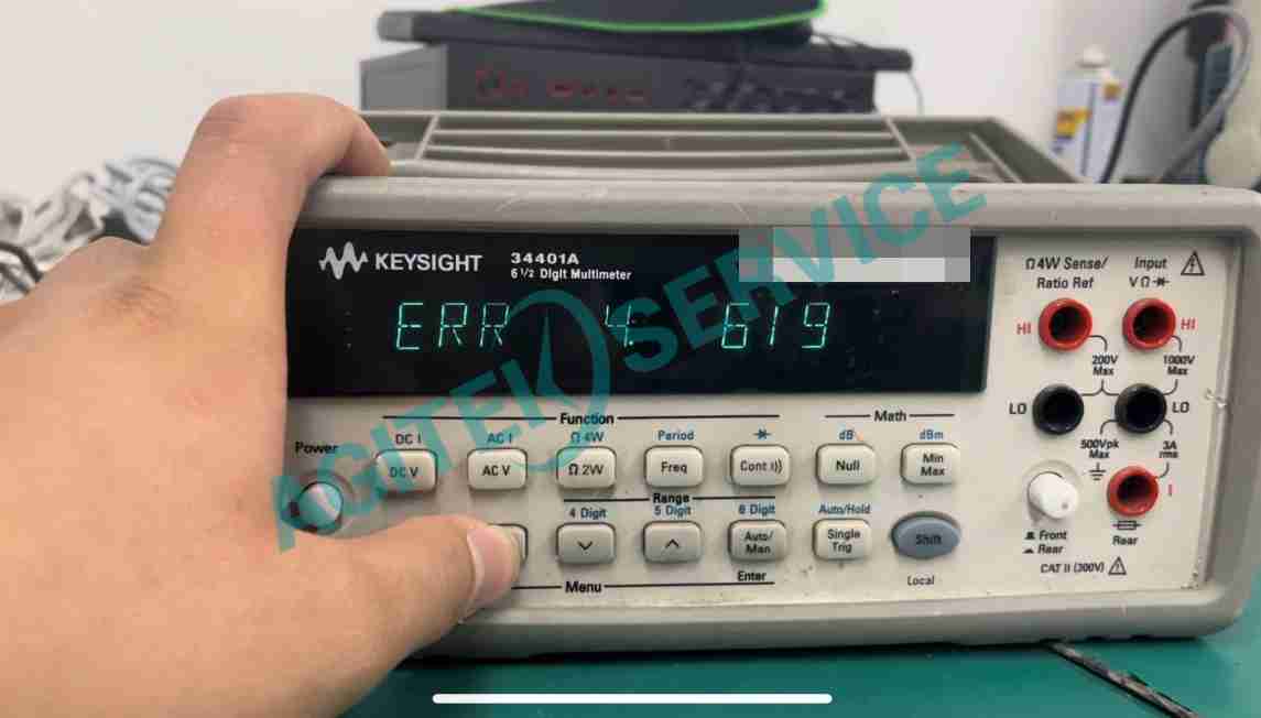 Keysight/Agilent 34401A 常見故障代碼及解決方法全攻略