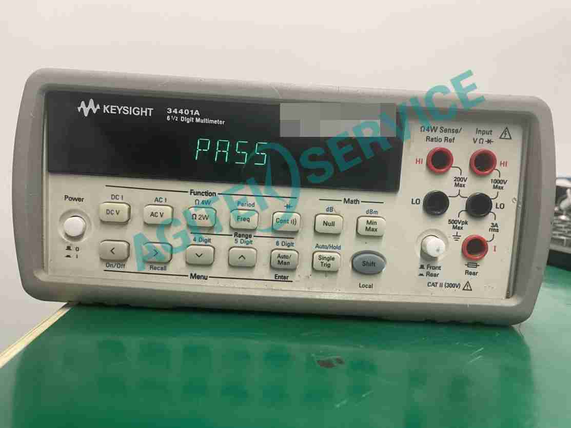 是德34401A萬用表自檢報錯維修