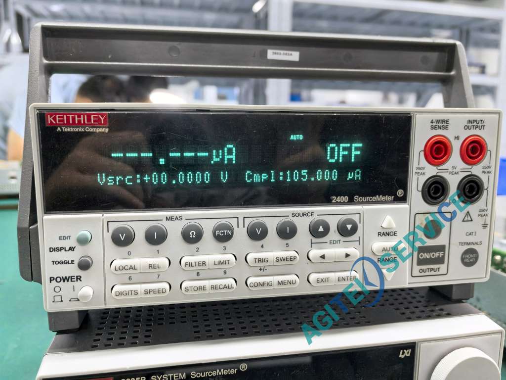 Keithley源表開機自檢報錯修理