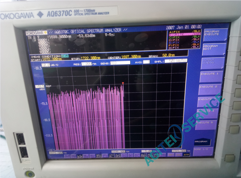Yokogawa AQ係列基線噪聲大