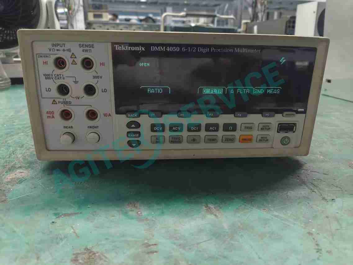 Tektronix泰克DMM4050萬用表無法測量、通訊故障維修案例分享