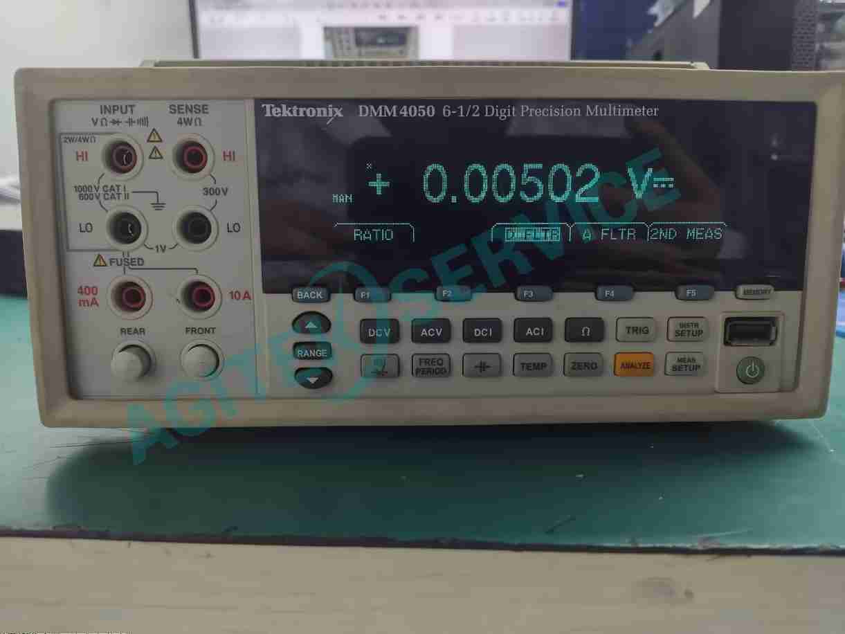 泰克DMM4050萬用表無法測量、通訊故障維修