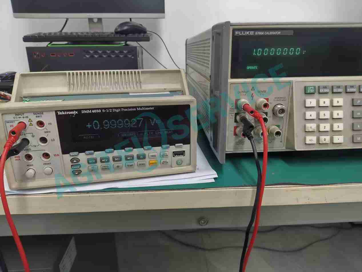 泰克DMM4050萬用表無法測量、通訊故障維修