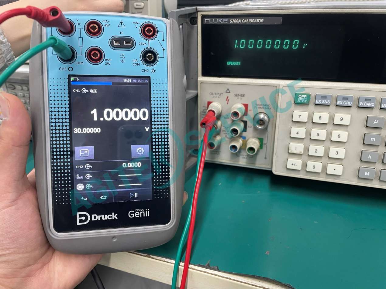 Druck DPI620G-L過程校準儀無法充電修複照片