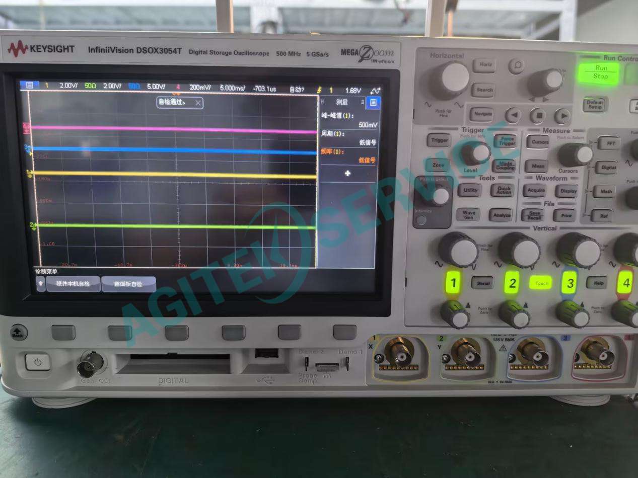 DSOX3054T示波器冒煙不開機故障修複照片