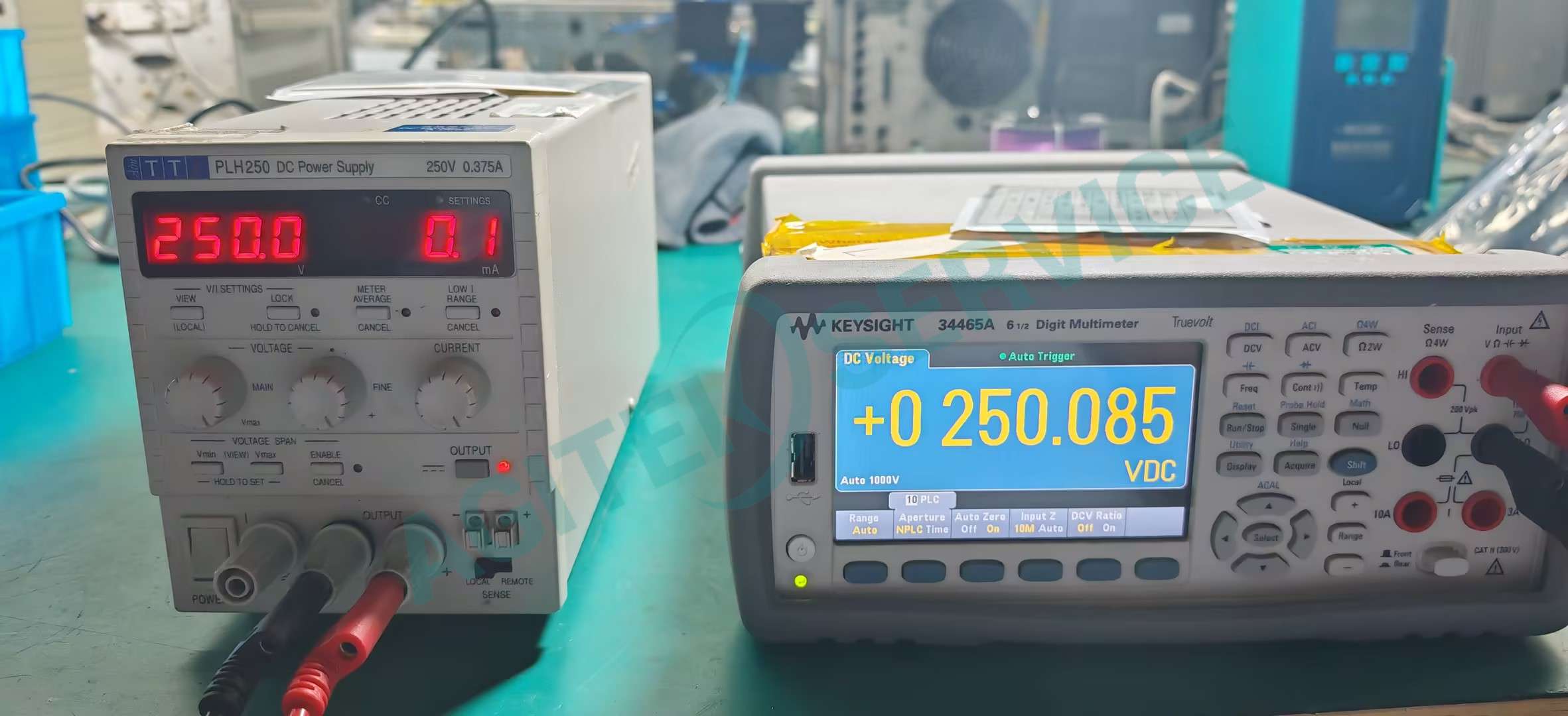 TTI PLH250直流電源電流誤差大故障維修案例