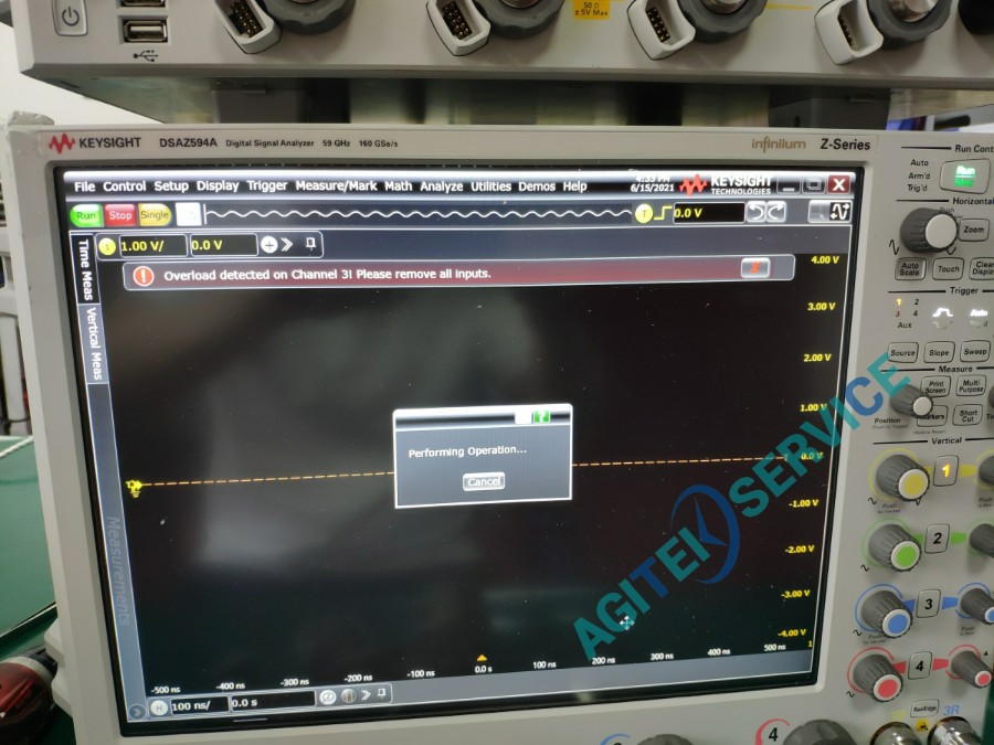 是德DSAZ594A示波器故障圖