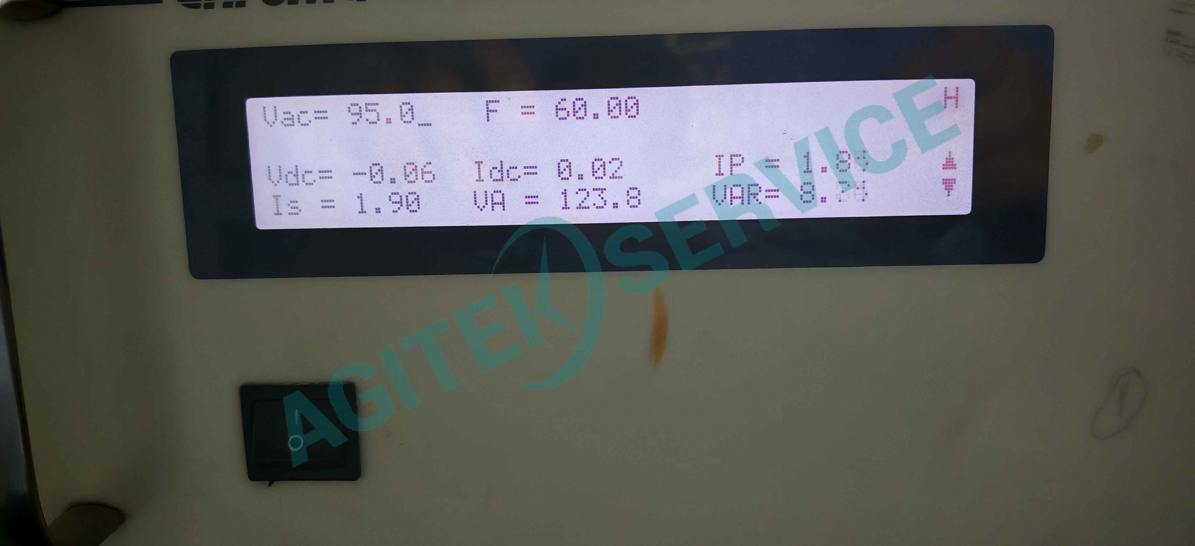 致茂61604電源故障圖