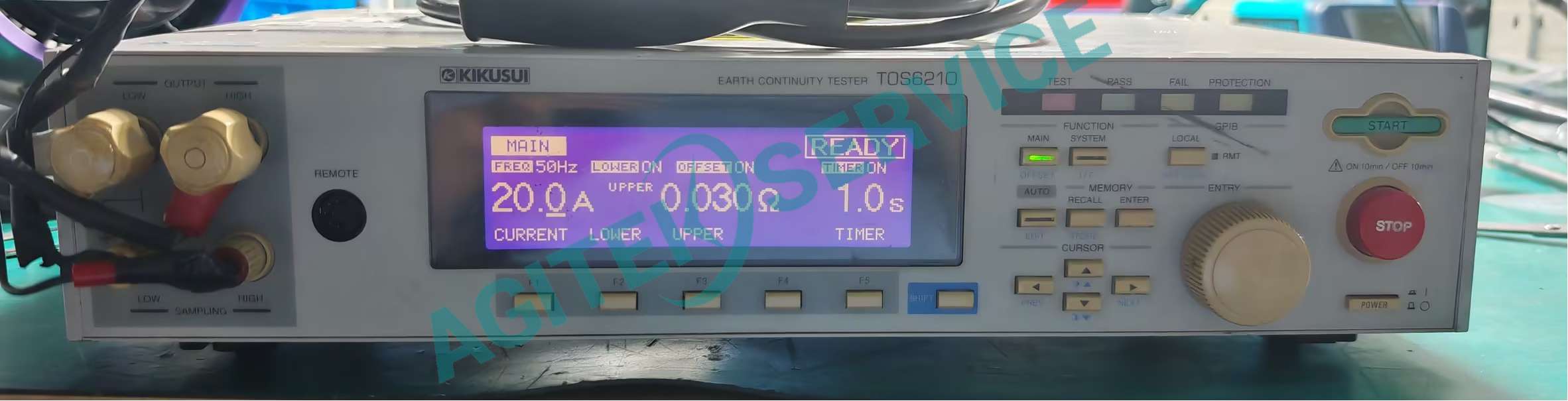 菊水TOS6210 接地電阻測試儀故障修複照片